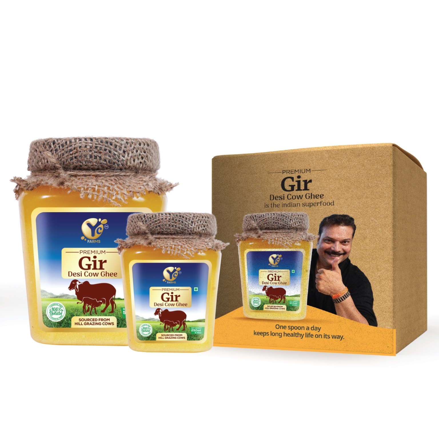 YC Farms Gir Desi Cow Ghee